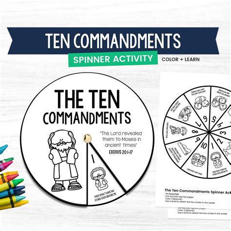 10 Commandments activity