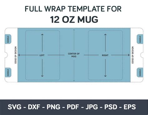 12 oz mug template