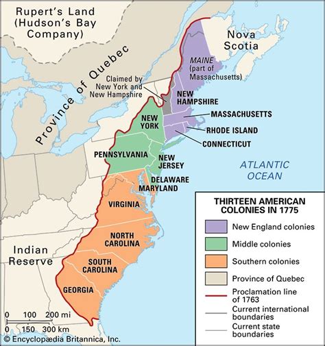 Key Events in the 13 Colonies