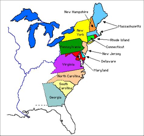 Regional Characteristics of the 13 Colonies