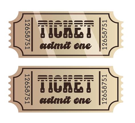 1989 Style Ticket Template