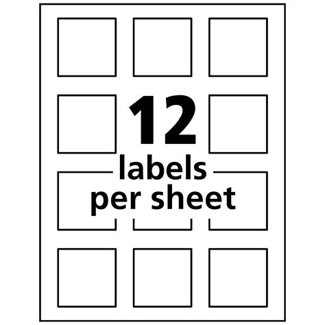 2.5 x 1 label template conclusion