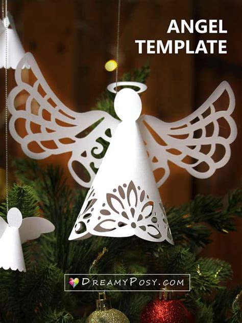 3D Angel Template 8