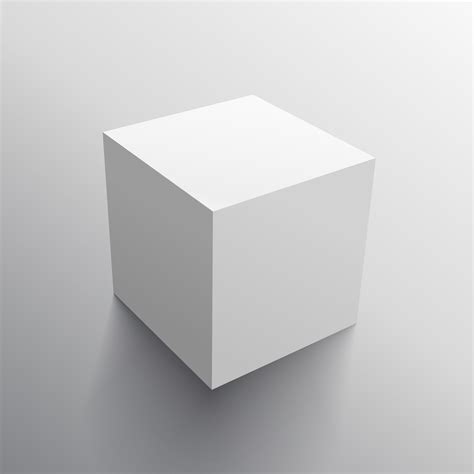 3D box template