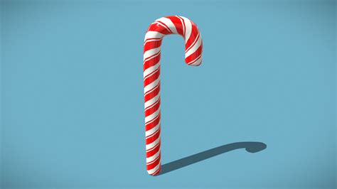 3D Candy Canes