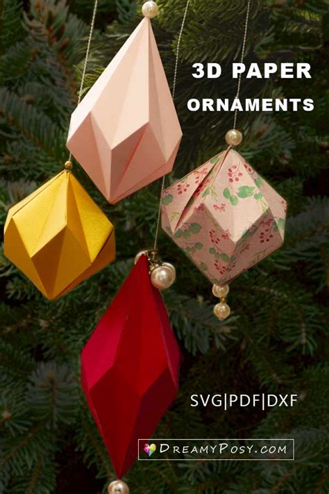 3D ornament template