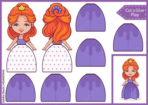 3D paper doll templates for educational purposes