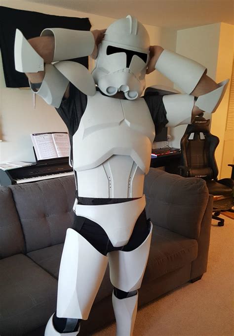 3D printed clone trooper armor