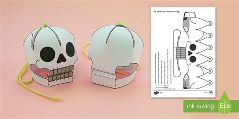 3D Skull Template 2