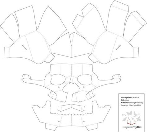 3D Skull Template 9