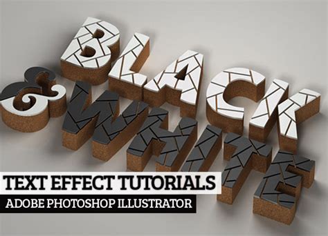 3D Text Effect Tutorials 2