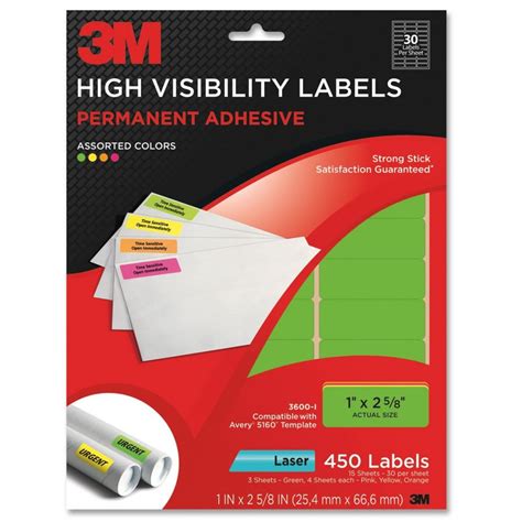 3M Label Template Example