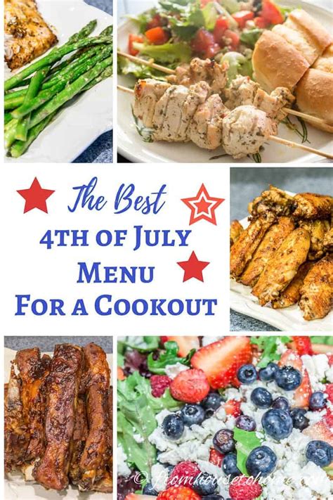 4th of July Menu Ideas