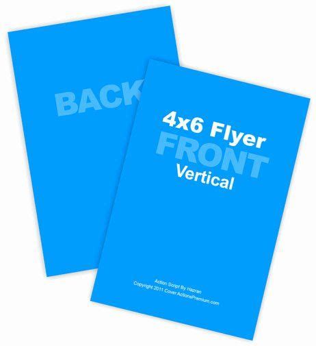 4x6 Brochure Template