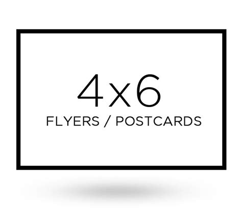 4x6 Business Card Template