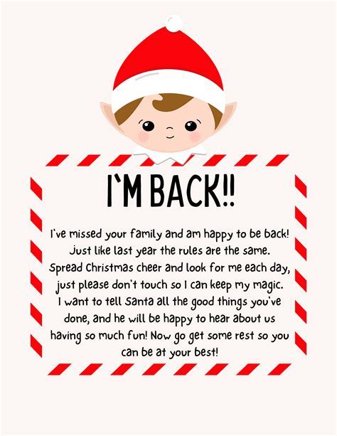 5 Enchanting Elf Letter Templates Image