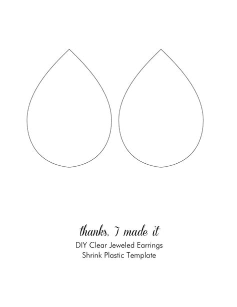 5 Free Earring Templates