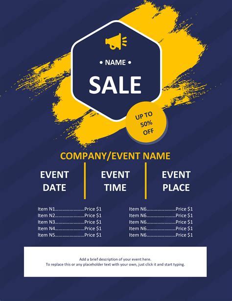 5 Free Flyer Templates