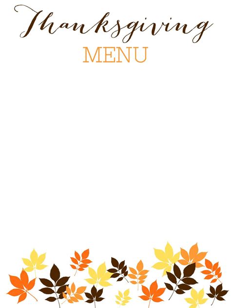 5 Free Thanksgiving Templates