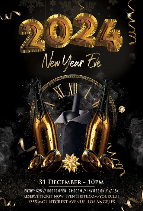 5 New Year Flyer Templates