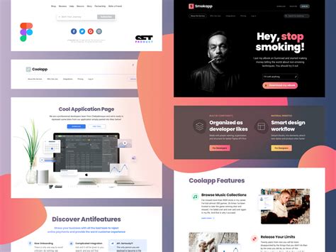 5 Popular Figma Web Templates