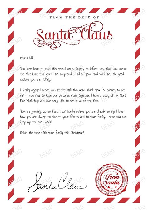 5 Santa Letterhead Templates to Try