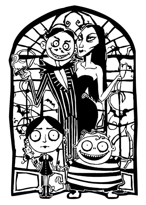 5 Addams Family Printables