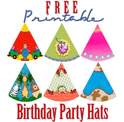 5 Birthday Hat Templates