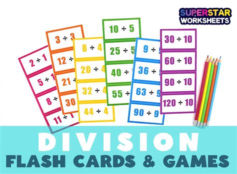 5 division flashcard review