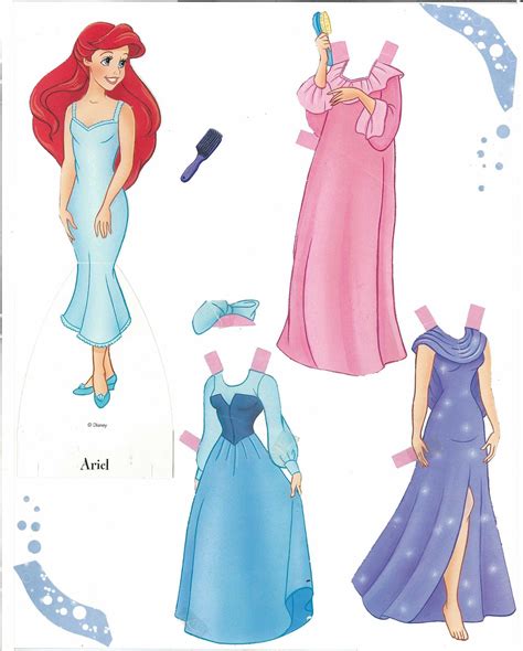 5 free paper dolls templates