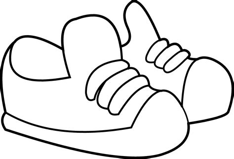 5 free shoes coloring pages for kids and adults