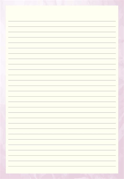 5 Lined Paper Templates Sample