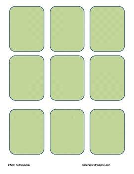 5 Memory Card Templates