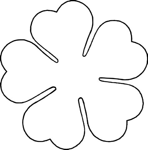 5 Petal Template Example 10