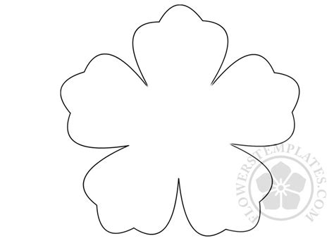 5 petal template ideas