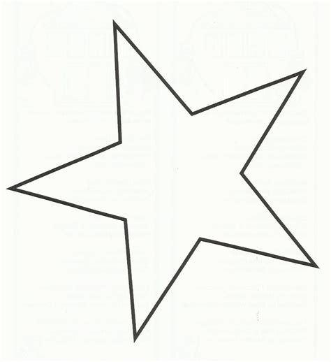 5-pointed star templates for embroidery