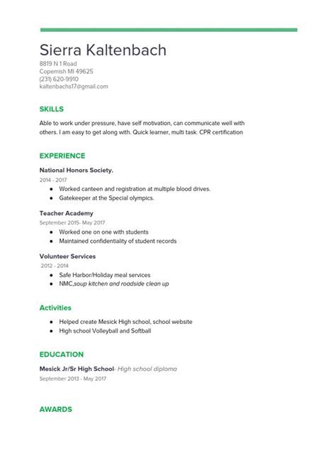 5 Resume Templates to Consider