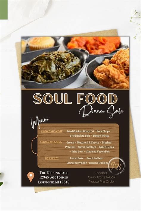 5 Soul Food Templates Image