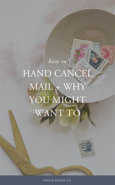 5 Ways Hand Cancel Mail