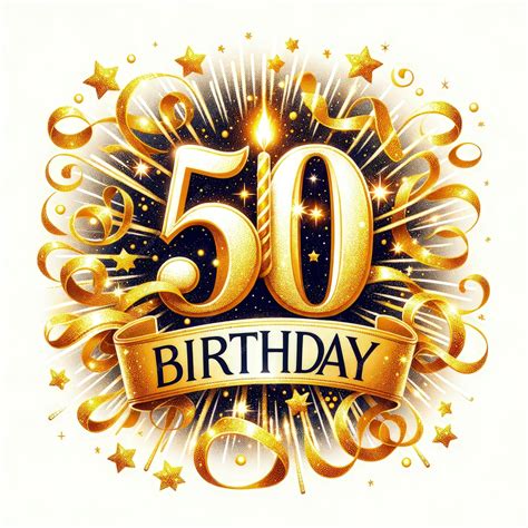 50th birthday milestone template