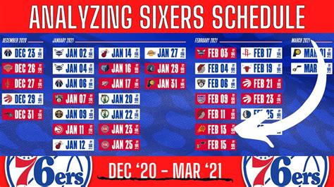 76ers Schedule Image 10