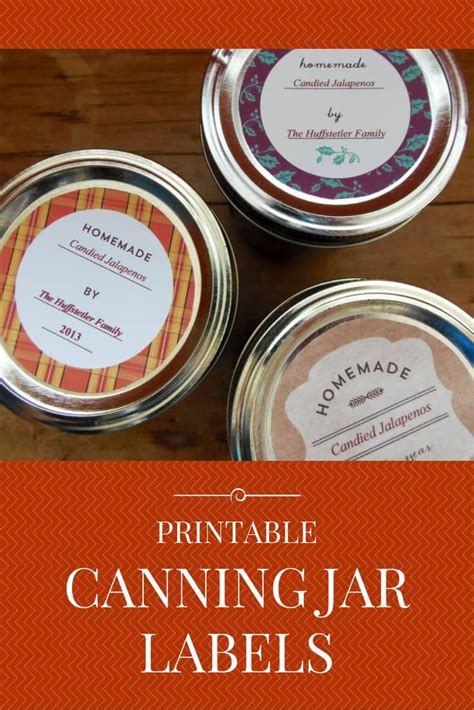 8 oz jar label template prints