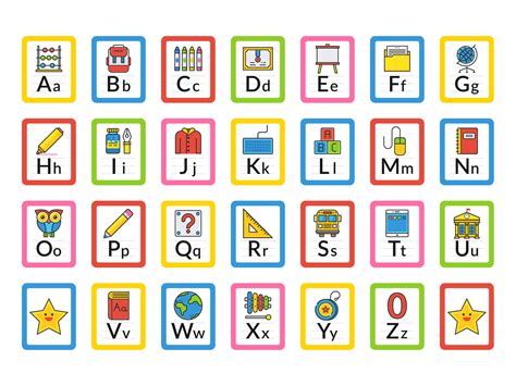 ABC Flashcard Designs