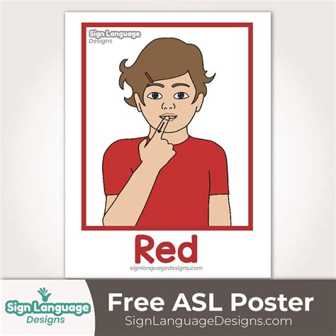 ASL Color Print Design Ideas