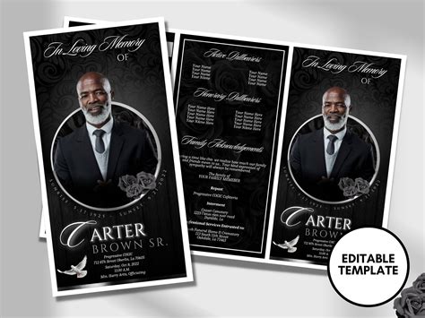 Absher Obituary Design