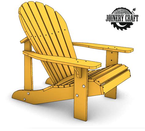 Adirondack Chair Template MDF Design Example 2