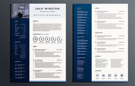 Adobe InDesign Resume Templates