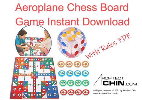 Aeroplane Chess Printable Game