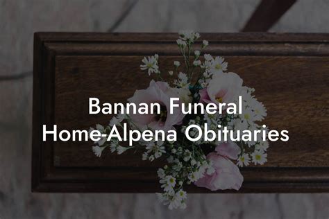 Alpena Obituaries Image 2