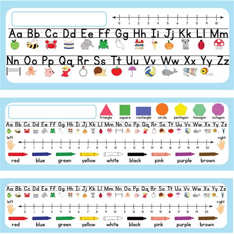 Alphabet Strips for Learning